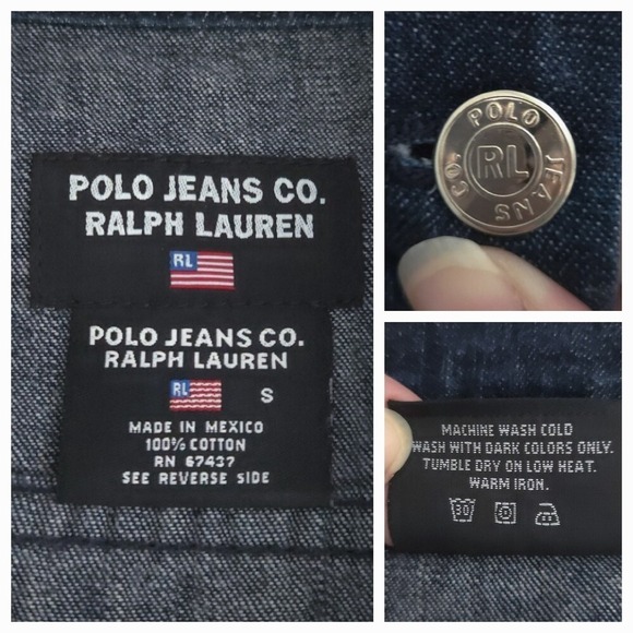 Polo Ralph Lauren Blue Jean Cropped Denim Jacket- Women's Small, S - Picture 7 of 7